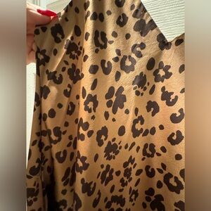 Target slip dress in leopard